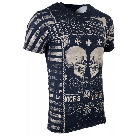 Rebel Saints by Affliction Men's T-shirt GARAGE - Picture 6 of 10